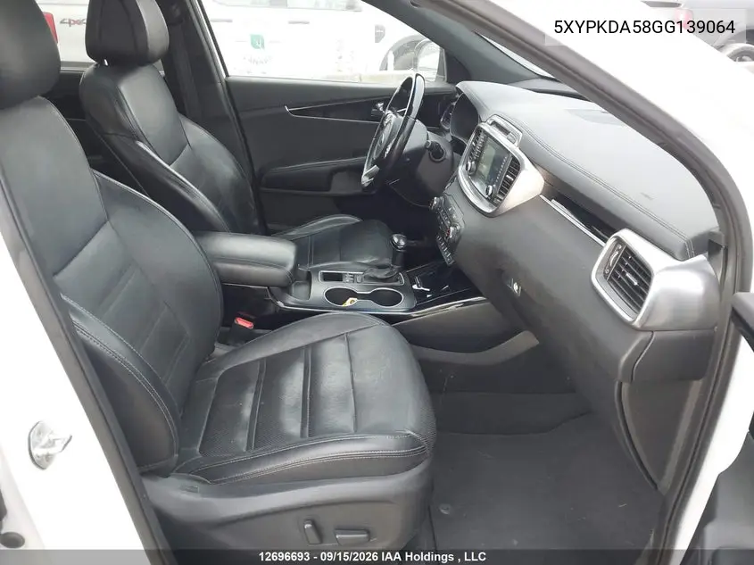 2016 KIA SORENTO VIN 5XYPKDA58GG139064 — фото 5