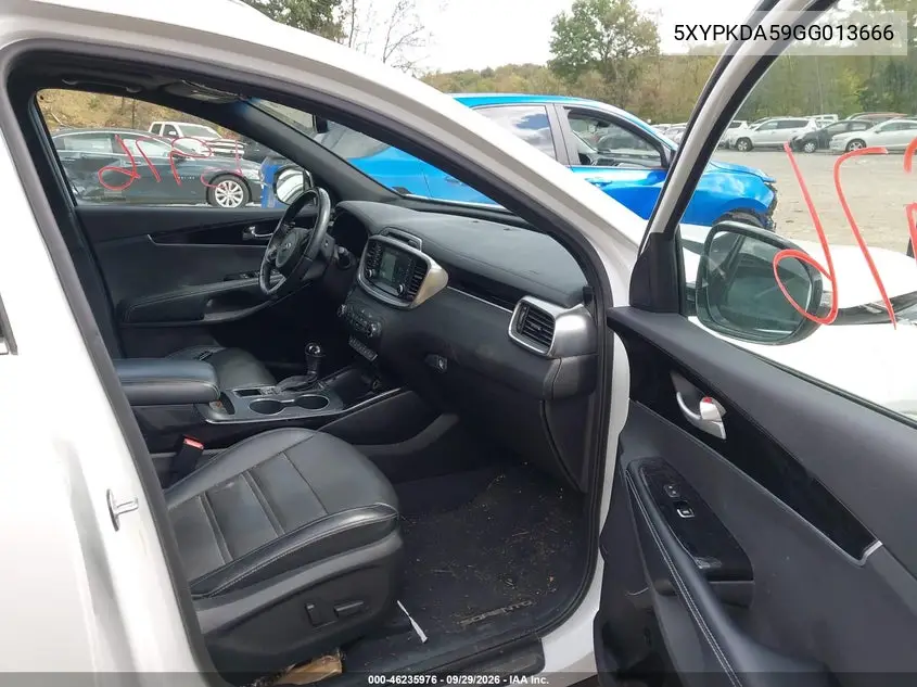 2016 KIA SORENTO VIN 5XYPKDA59GG013666 — фото 5