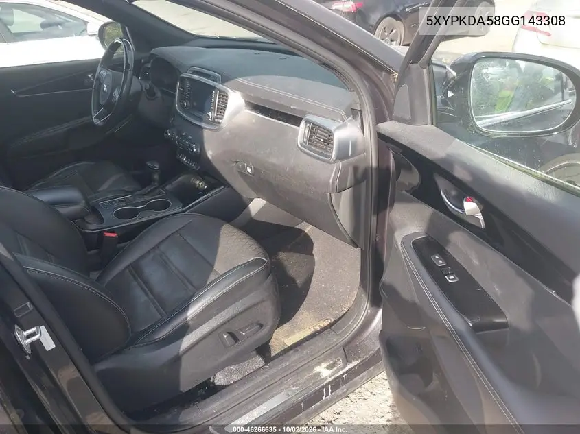 2016 KIA SORENTO VIN 5XYPKDA58GG143308 — фото 5