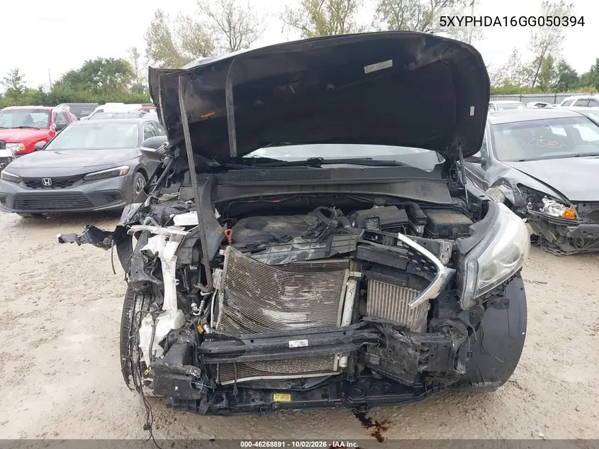 2016 KIA SORENTO VIN 5XYPHDA16GG050394 — фото 10