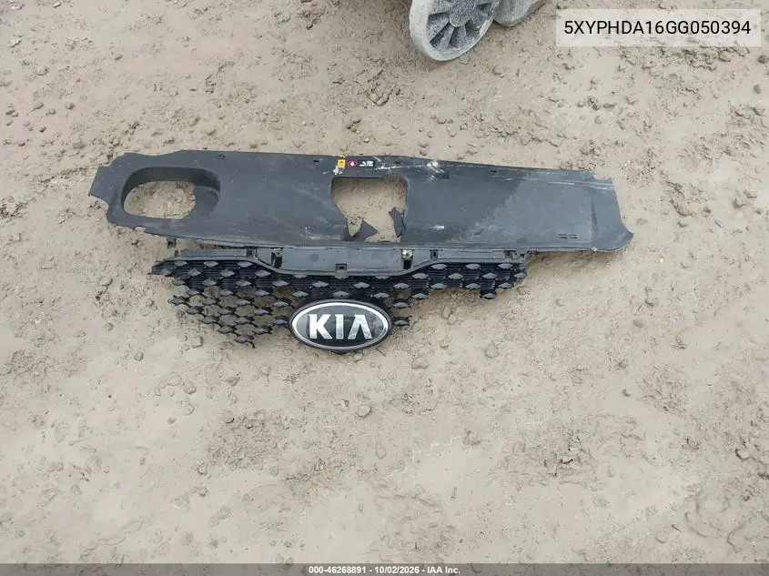 2016 KIA SORENTO VIN 5XYPHDA16GG050394 — фото 12