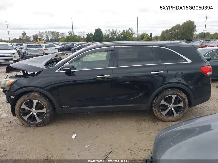 2016 KIA SORENTO VIN 5XYPHDA16GG050394 — фото 15