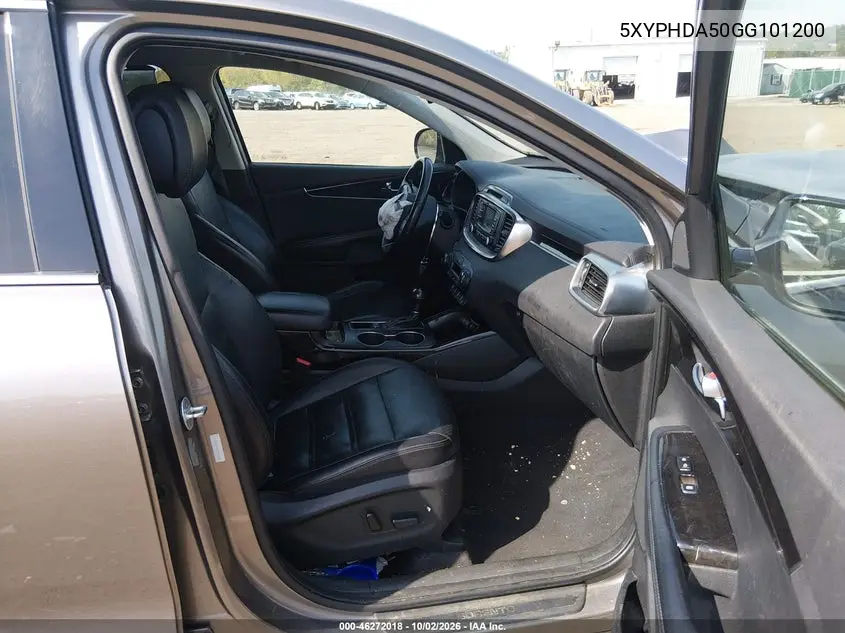 2016 KIA SORENTO VIN 5XYPHDA50GG101200 — фото 5
