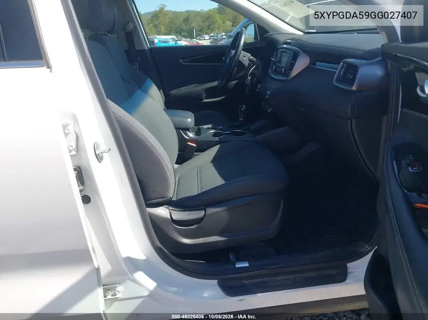 2016 KIA SORENTO VIN 5XYPGDA59GG027407 — фото 5