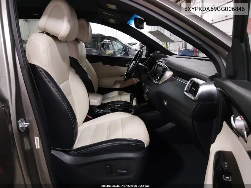 2016 KIA SORENTO VIN 5XYPKDA59GG006846 — фото 5