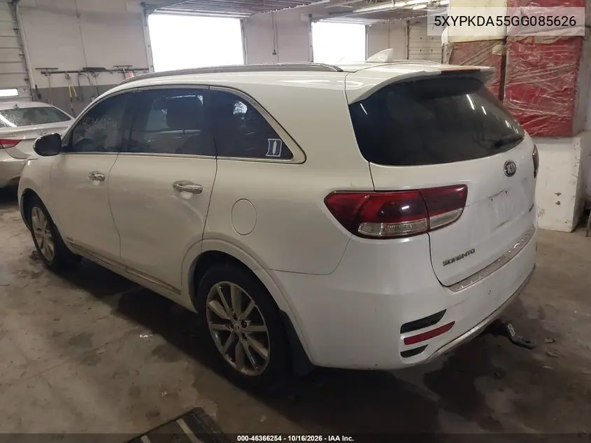 2016 KIA SORENTO VIN 5XYPKDA55GG085626 — фото 3