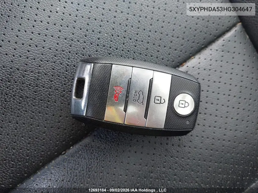 2017 KIA SORENTO VIN 5XYPHDA53HG304647 — фото 11