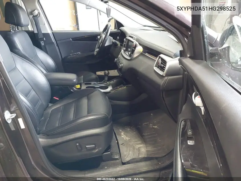 2017 KIA SORENTO VIN 5XYPHDA51HG298525 — фото 5