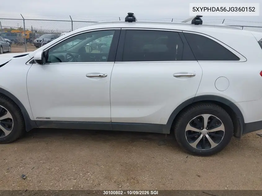 2018 KIA SORENTO VIN 5XYPHDA56JG360152 — фото 14