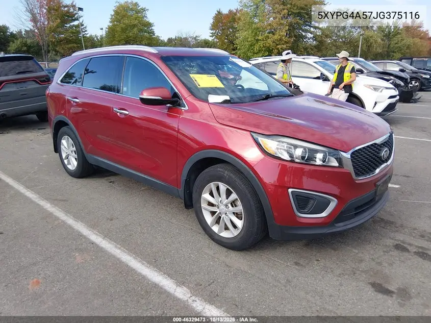 KIA SORENTO 2018, VIN 5XYPG4A57JG375116