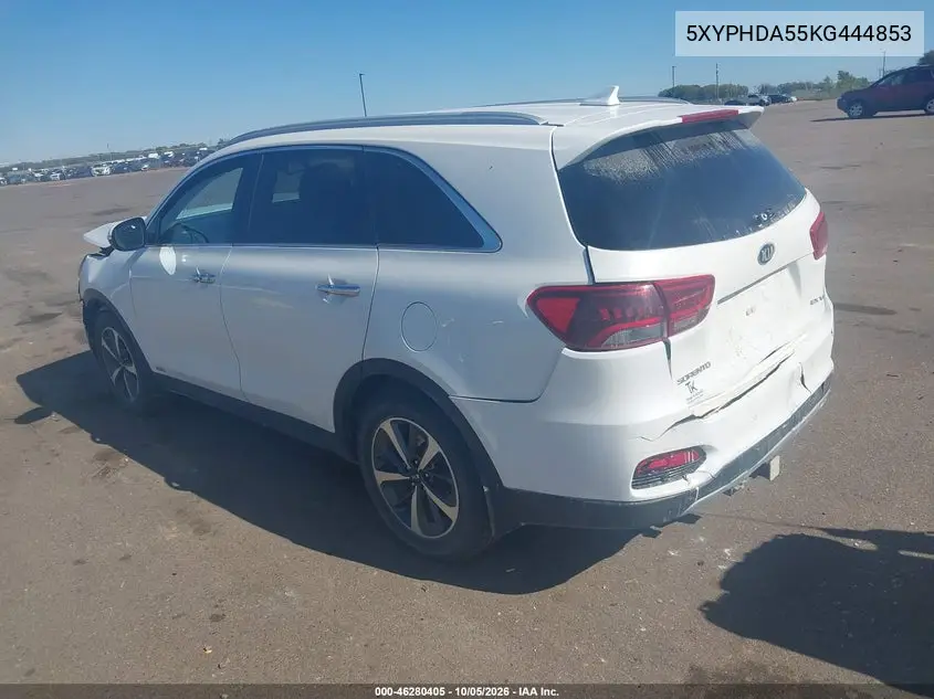 2019 KIA SORENTO VIN 5XYPHDA55KG444853 — фото 3