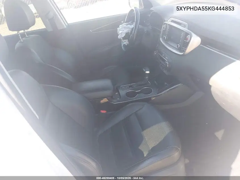 2019 KIA SORENTO VIN 5XYPHDA55KG444853 — фото 5