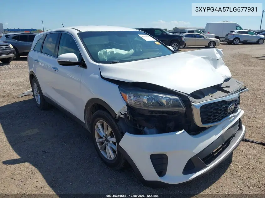 KIA SORENTO 2020, VIN 5XYPG4A57LG677931