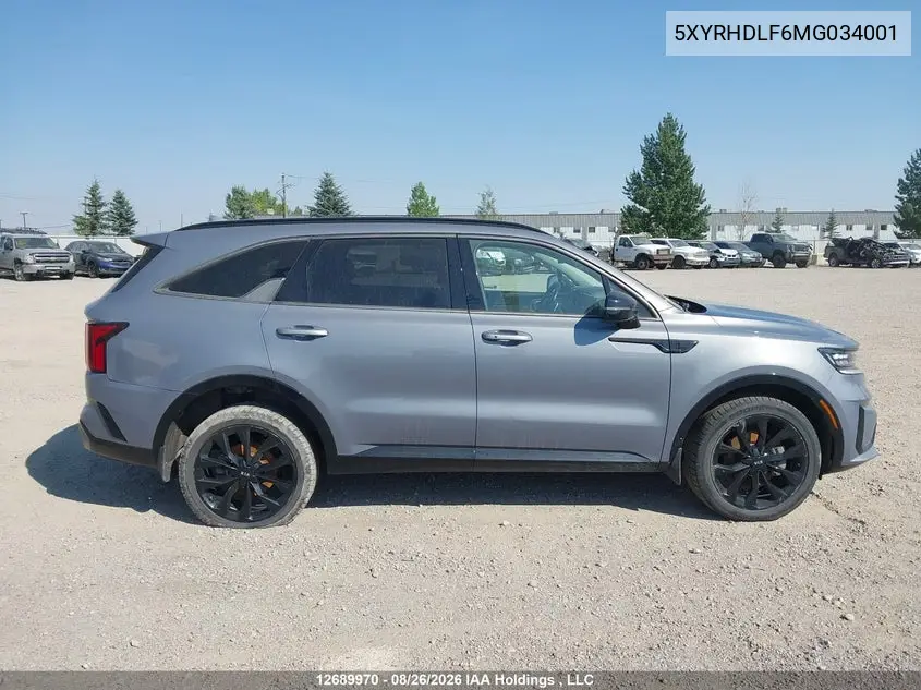 2021 KIA SORENTO VIN 5XYRHDLF6MG034001 — фото 13