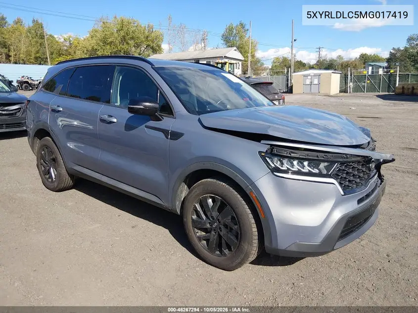 KIA SORENTO 2021, VIN 5XYRLDLC5MG017419