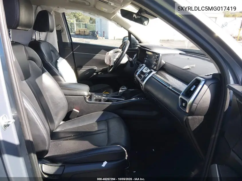 2021 KIA SORENTO VIN 5XYRLDLC5MG017419 — фото 5