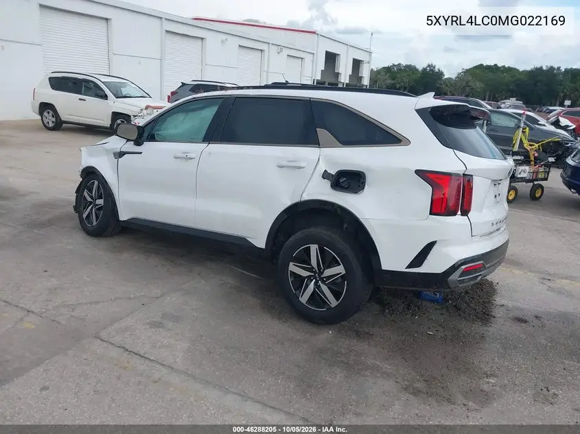 2021 KIA SORENTO VIN 5XYRL4LC0MG022169 — фото 3