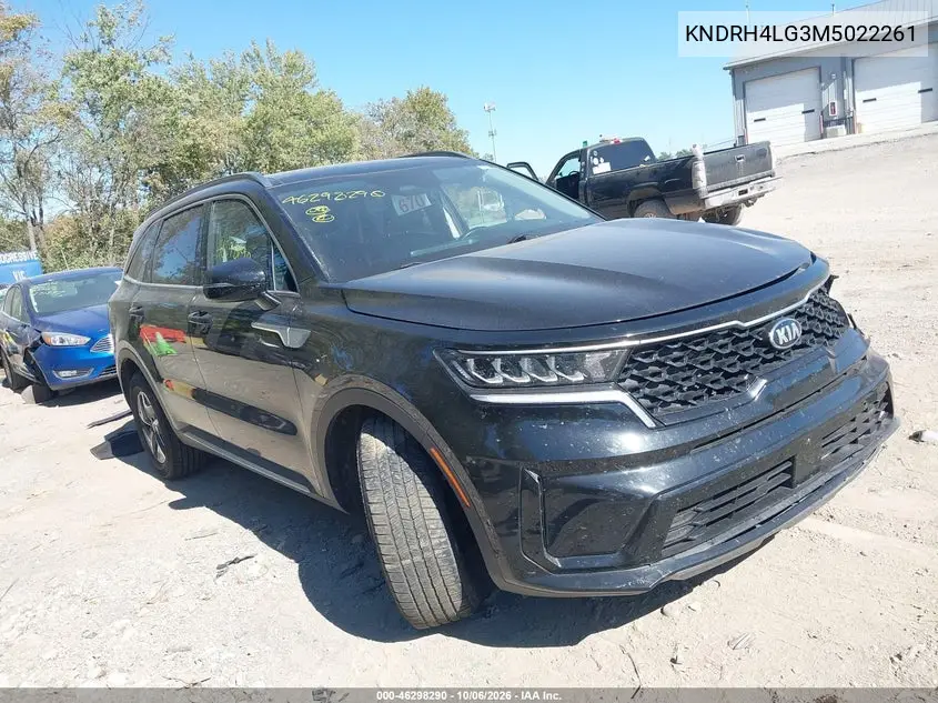KIA SORENTO 2021, VIN KNDRH4LG3M5022261