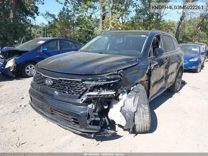 2021 KIA SORENTO VIN KNDRH4LG3M5022261 — фото 2