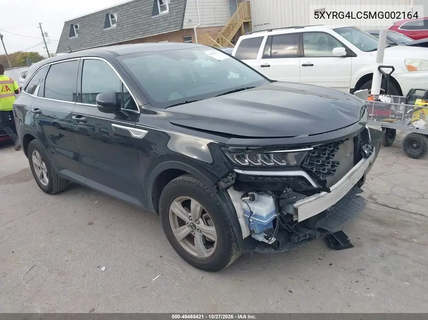 KIA SORENTO 2021, VIN 5XYRG4LC5MG002164