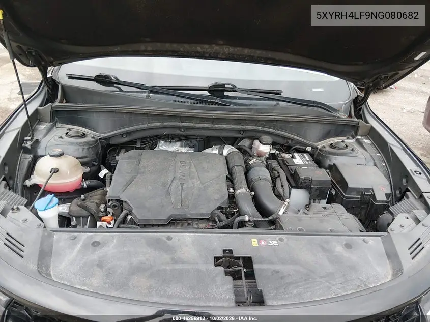 2022 KIA SORENTO VIN 5XYRH4LF9NG080682 — фото 10