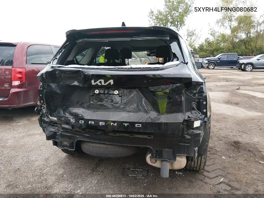 2022 KIA SORENTO VIN 5XYRH4LF9NG080682 — фото 17