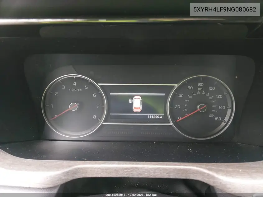 2022 KIA SORENTO VIN 5XYRH4LF9NG080682 — фото 7