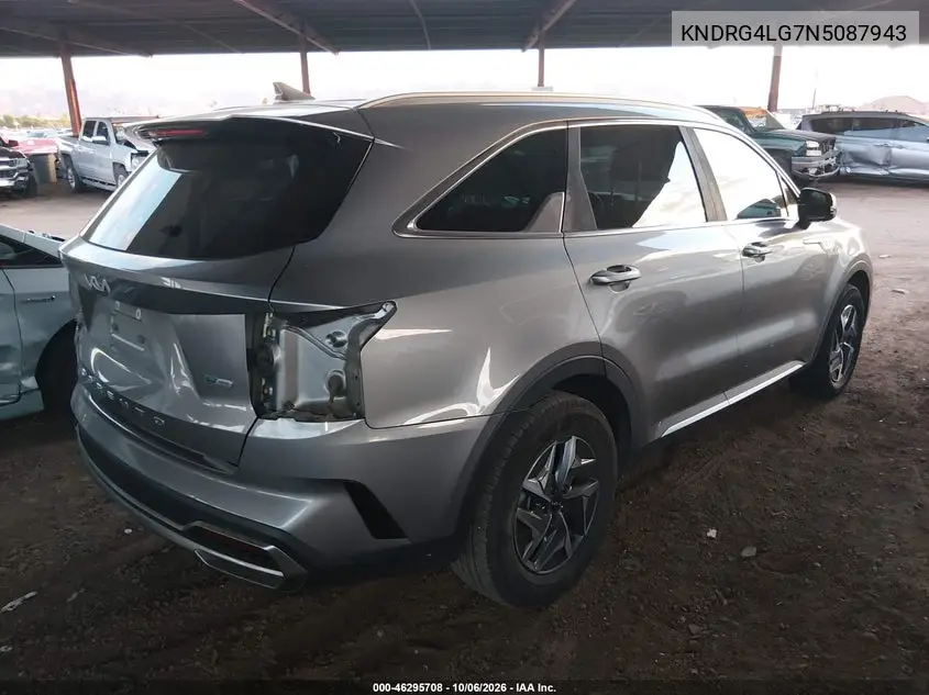 2022 KIA SORENTO VIN KNDRG4LG7N5087943 — фото 4