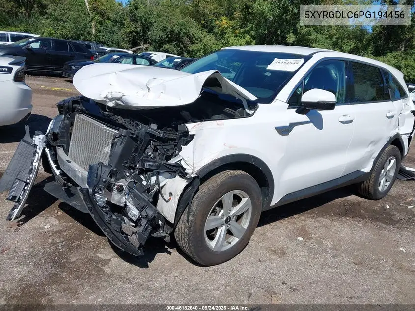 2023 KIA SORENTO VIN 5XYRGDLC6PG194456 — фото 2
