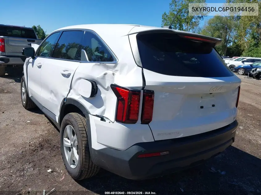 2023 KIA SORENTO VIN 5XYRGDLC6PG194456 — фото 3