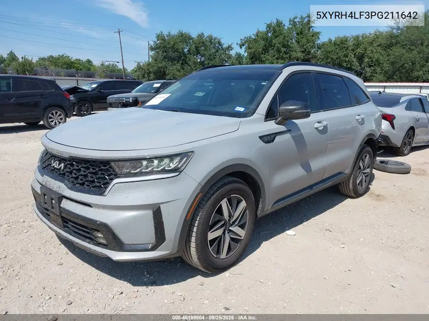 2023 KIA SORENTO VIN 5XYRH4LF3PG211642 — фото 2