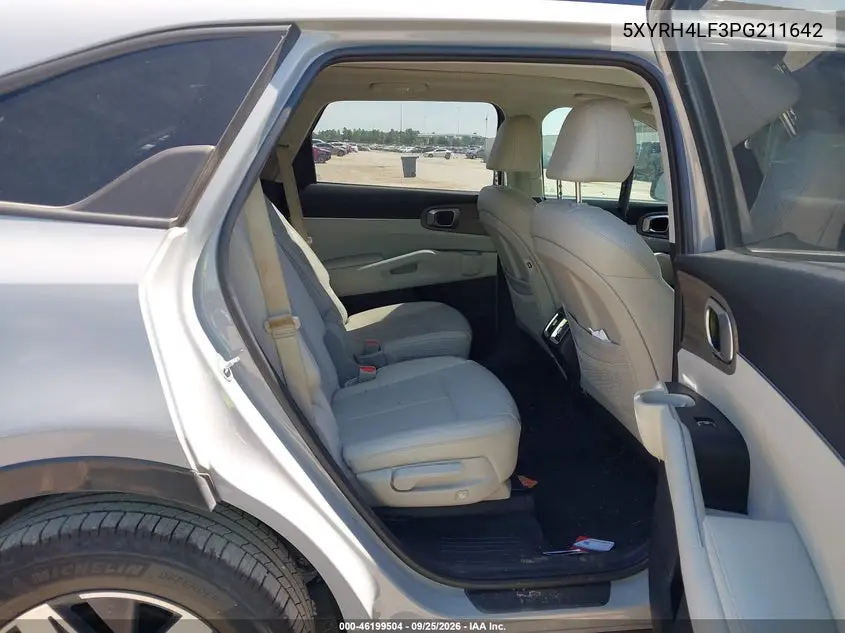 2023 KIA SORENTO VIN 5XYRH4LF3PG211642 — фото 5