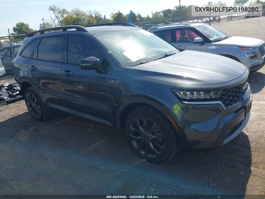 KIA SORENTO 2023, VIN 5XYRHDLF5PG198280