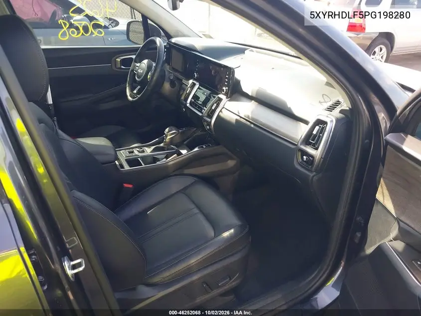 2023 KIA SORENTO VIN 5XYRHDLF5PG198280 — фото 5