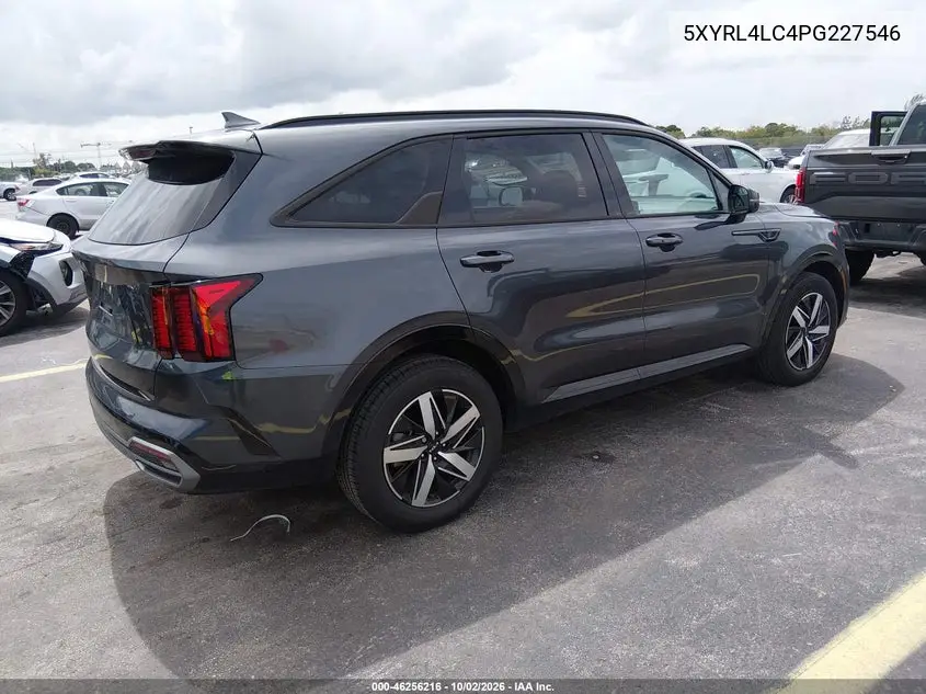 2023 KIA SORENTO VIN 5XYRL4LC4PG227546 — фото 4