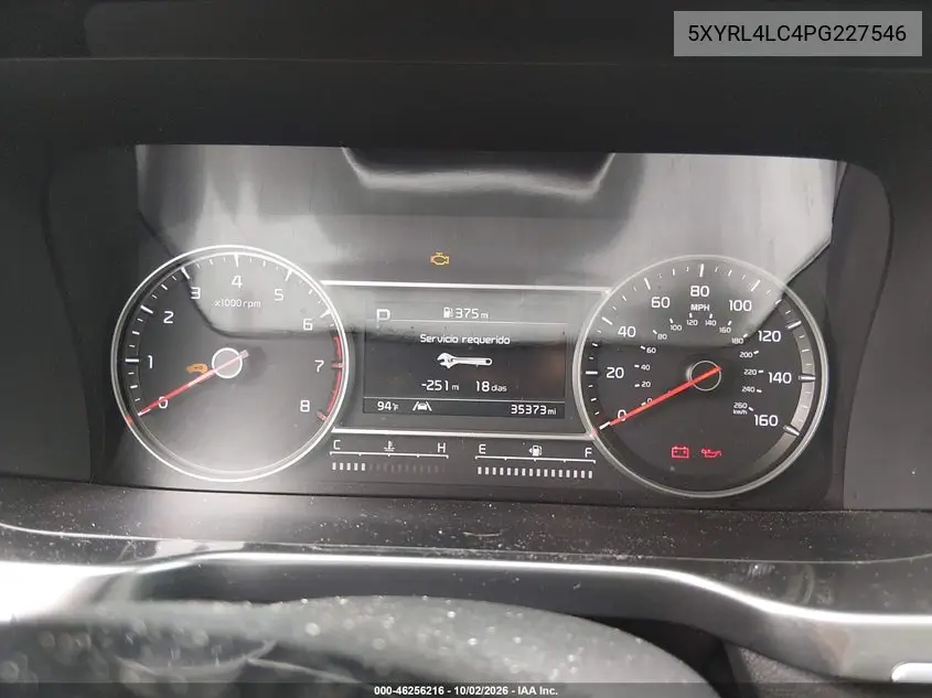 2023 KIA SORENTO VIN 5XYRL4LC4PG227546 — фото 7