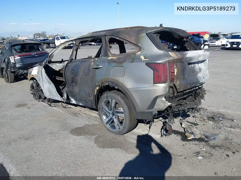 2023 KIA SORENTO VIN KNDRKDLG3P5189273 — фото 3