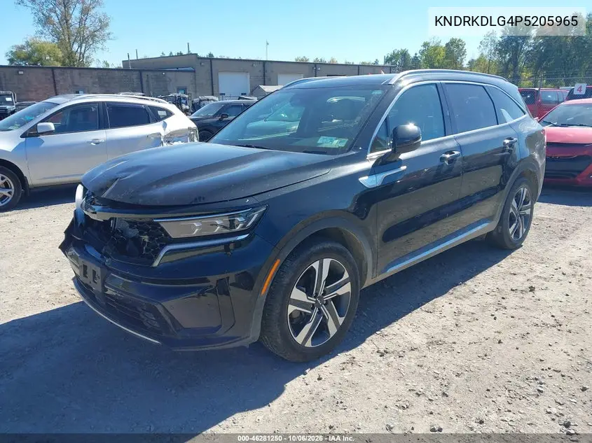 2023 KIA SORENTO VIN KNDRKDLG4P5205965 — фото 2