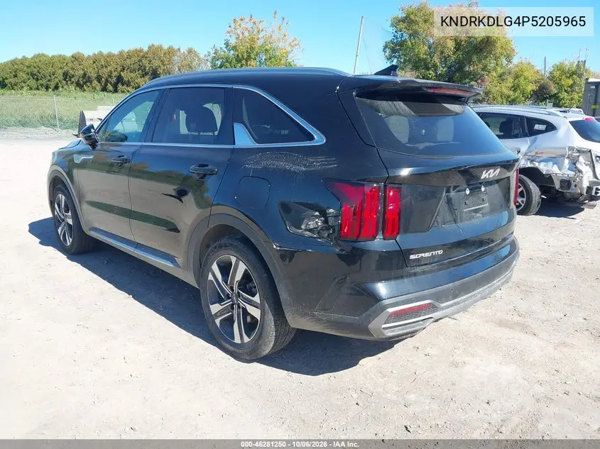 2023 KIA SORENTO VIN KNDRKDLG4P5205965 — фото 3