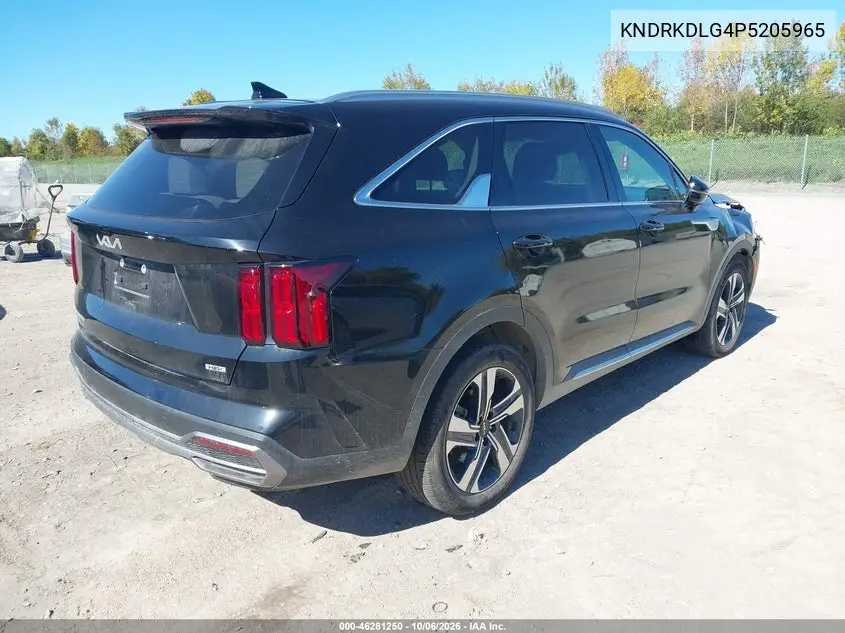 2023 KIA SORENTO VIN KNDRKDLG4P5205965 — фото 4