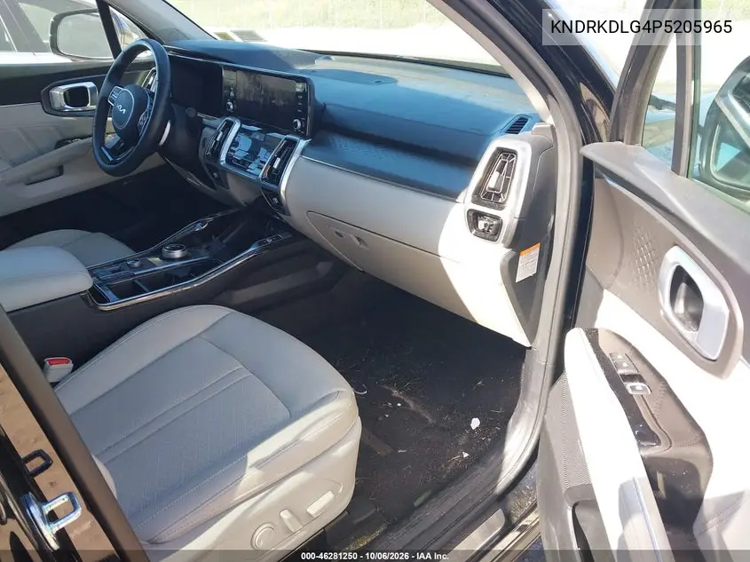 2023 KIA SORENTO VIN KNDRKDLG4P5205965 — фото 5