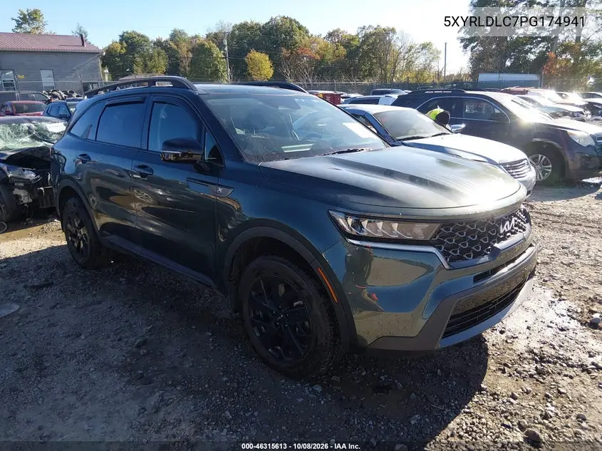 KIA SORENTO 2023, VIN 5XYRLDLC7PG174941