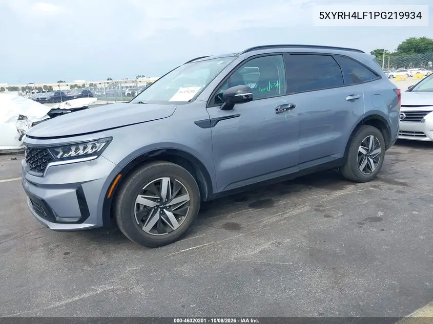 2023 KIA SORENTO VIN 5XYRH4LF1PG219934 — фото 2