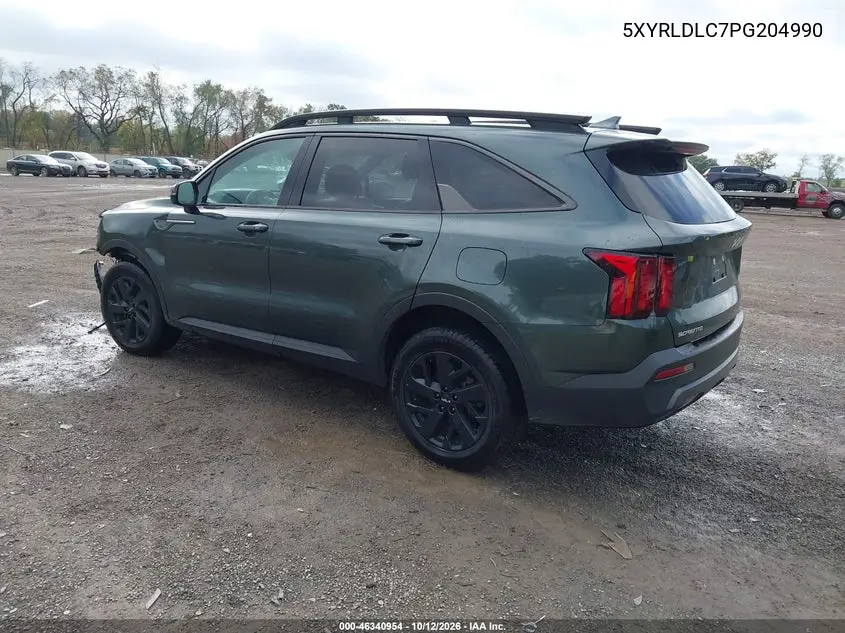 2023 KIA SORENTO VIN 5XYRLDLC7PG204990 — фото 3