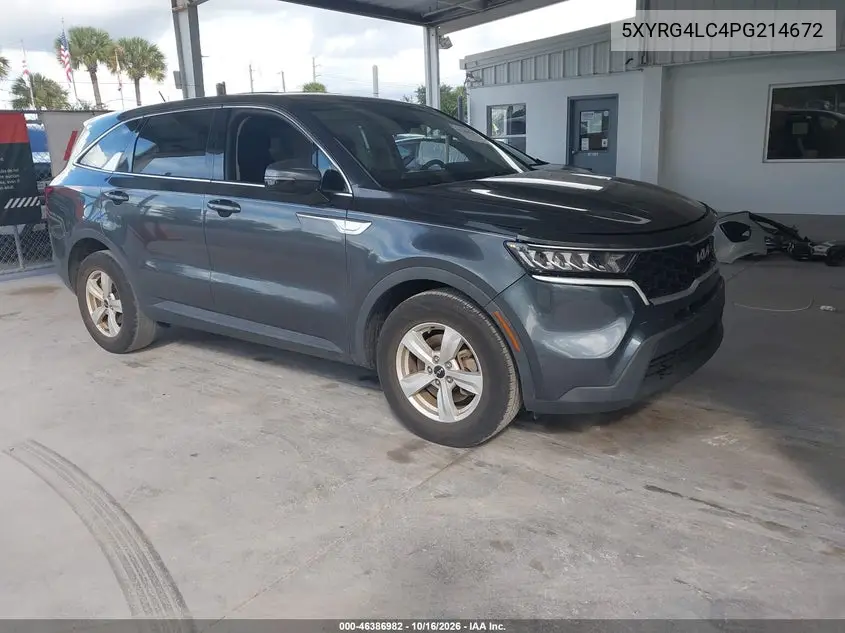 KIA SORENTO 2023, VIN 5XYRG4LC4PG214672