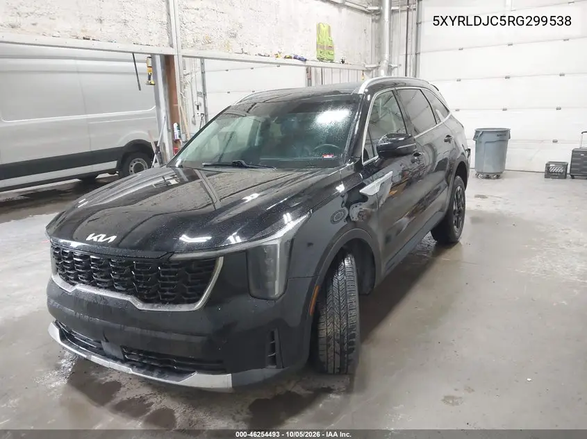 2024 KIA SORENTO VIN 5XYRLDJC5RG299538 — фото 2