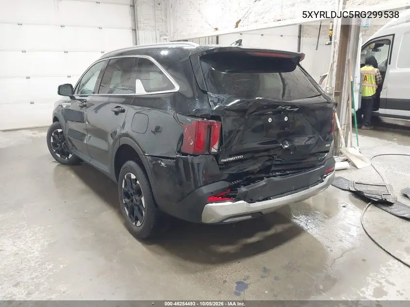 2024 KIA SORENTO VIN 5XYRLDJC5RG299538 — фото 3