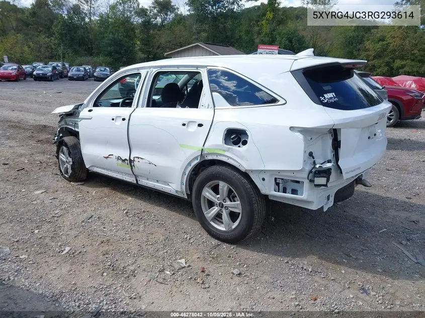 2024 KIA SORENTO VIN 5XYRG4JC3RG293614 — фото 3