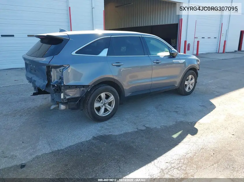 2024 KIA SORENTO VIN 5XYRG4JC0RG307095 — фото 4