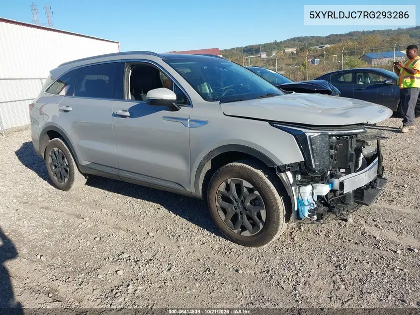 KIA SORENTO 2024, VIN 5XYRLDJC7RG293286